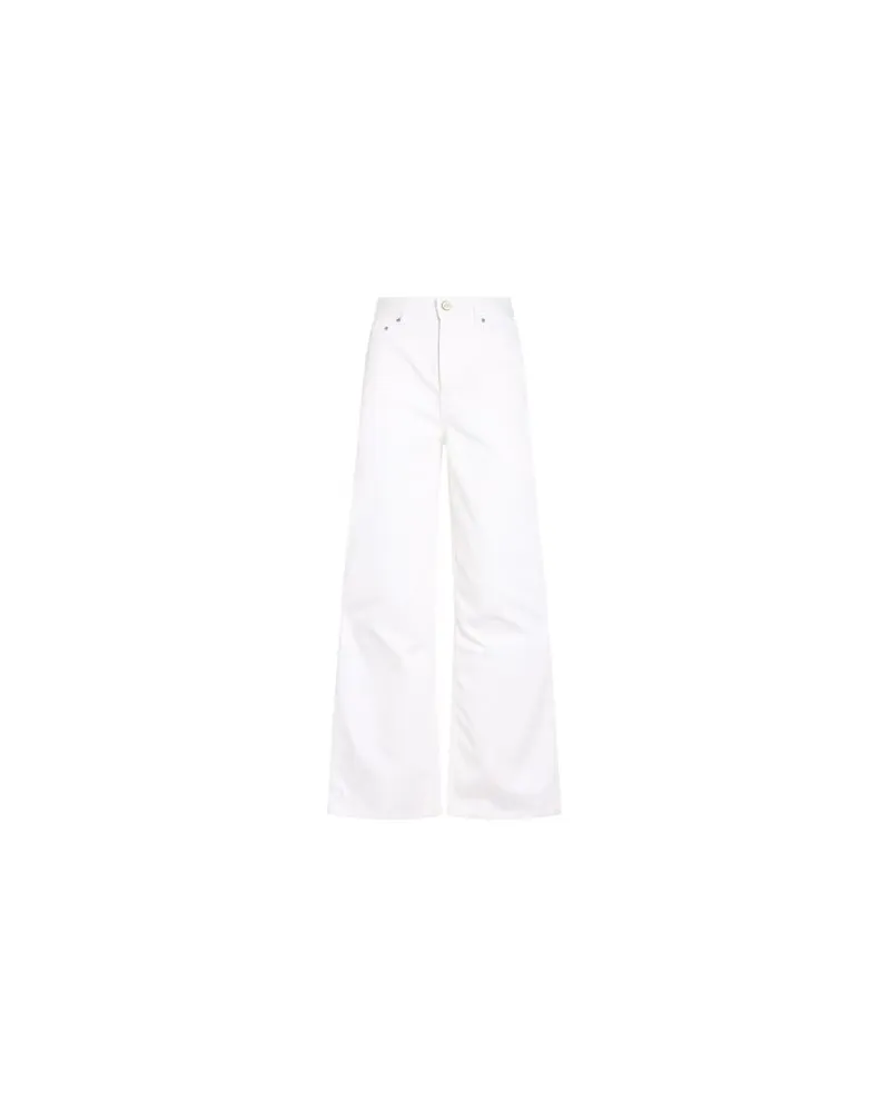 Ganni HOSEN & RÖCKE - Jeanshosenauf YOOX.COM Weiß