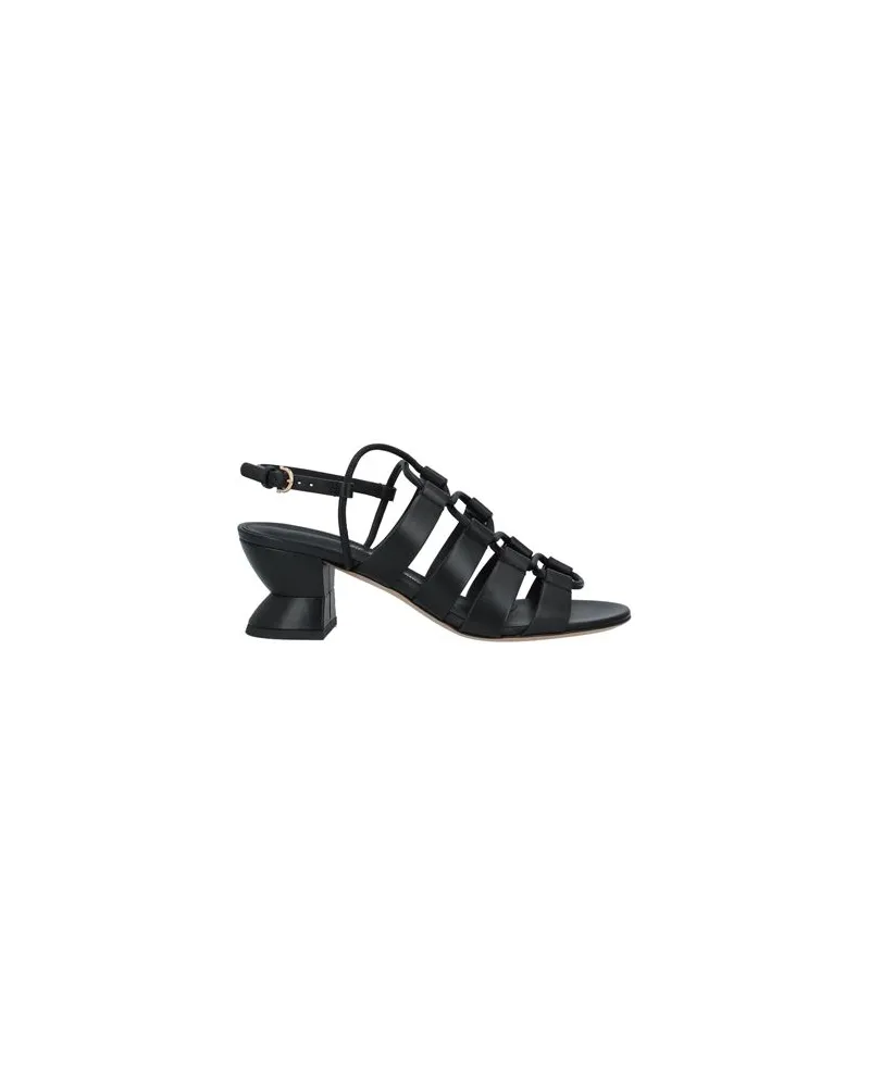 Ferragamo SCHUHE - Sandalenauf YOOX.COM Schwarz