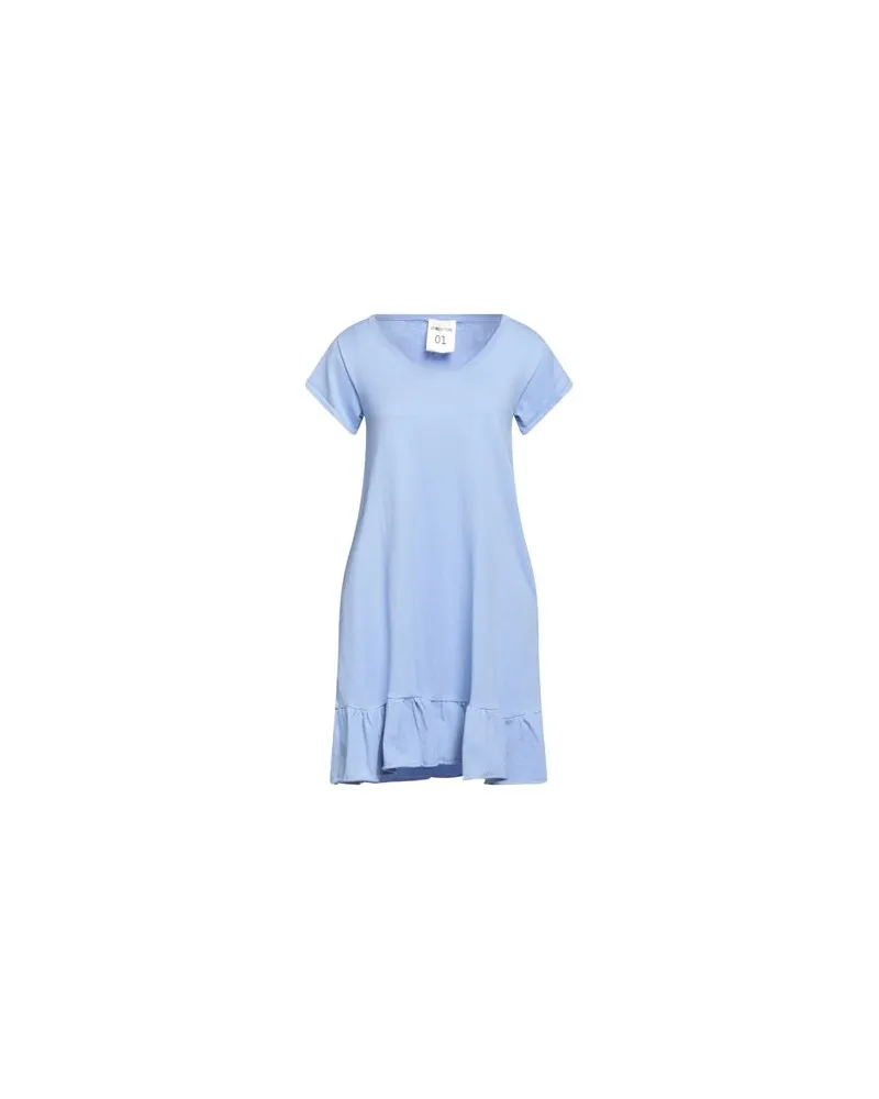 Semicouture KLEIDER - Mini-Kleiderauf YOOX.COM Blaugrau