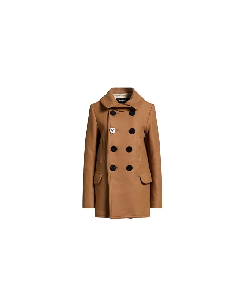 Dsquared2 JACKEN & MÄNTEL - Mäntelauf YOOX.COM Kamel
