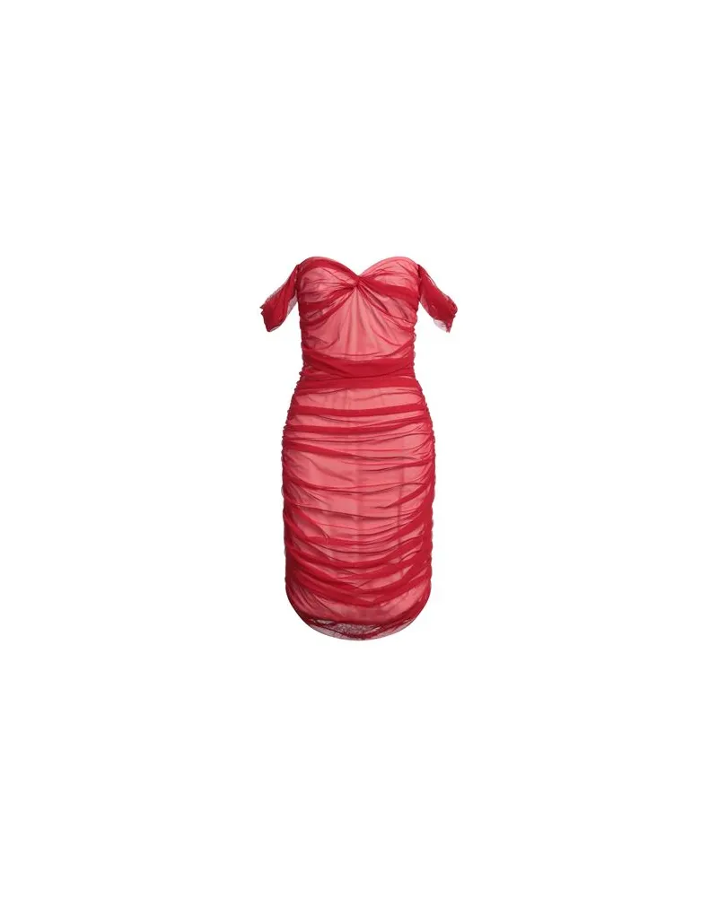 Norma Kamali KLEIDER - Midi-Kleiderauf YOOX.COM Rot