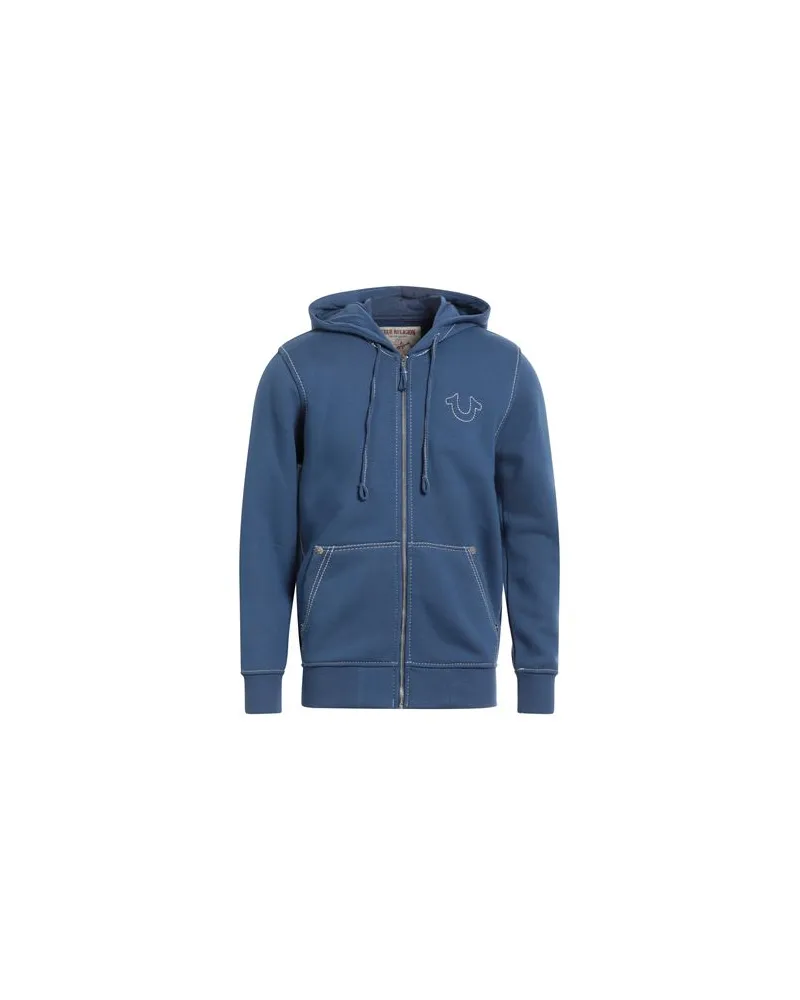True Religion TOPS - Sweatshirtsauf YOOX.COM Taubenblau