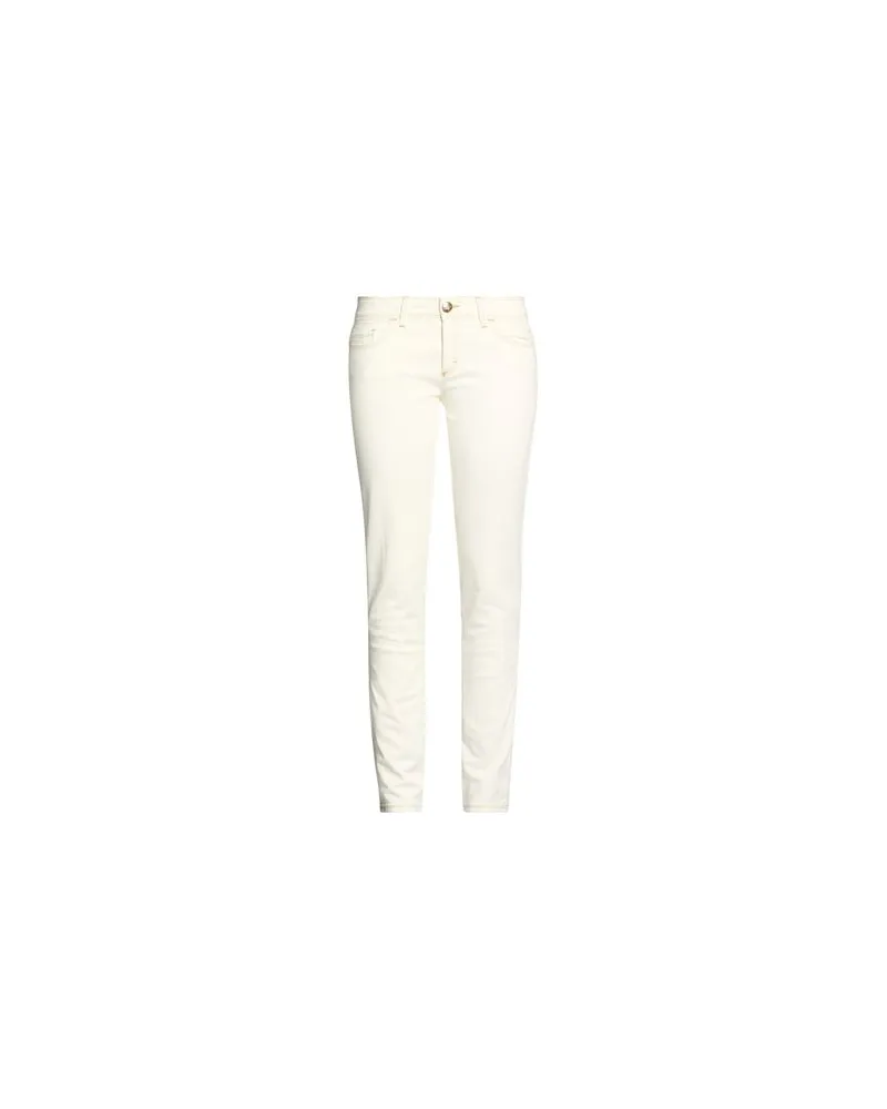 Blumarine HOSEN & RÖCKE - Jeanshosenauf YOOX.COM Elfenbein