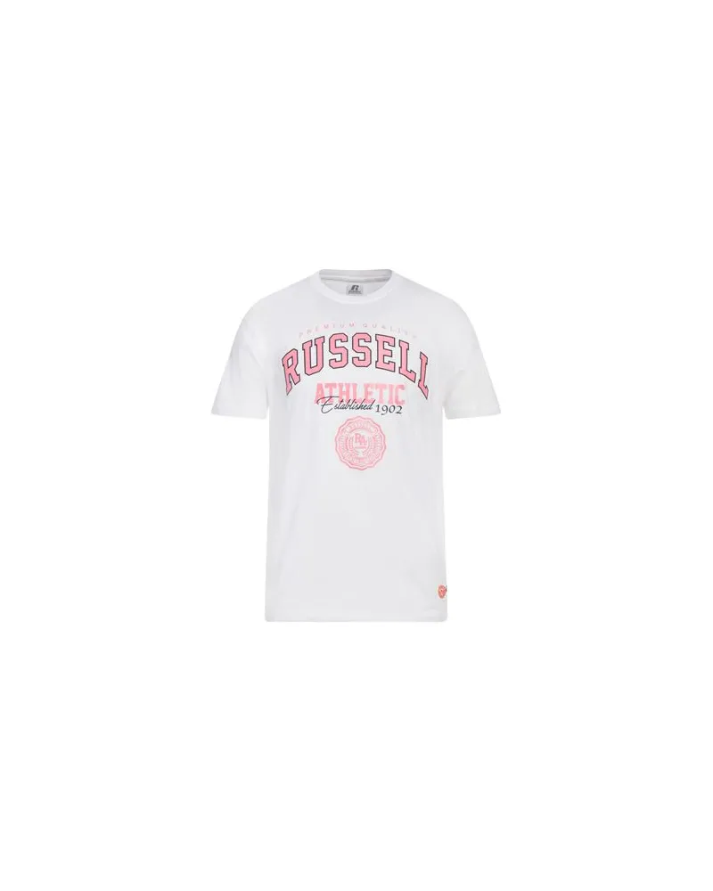 Russell Athletic TOPS - T-shirtsauf YOOX.COM Weiß