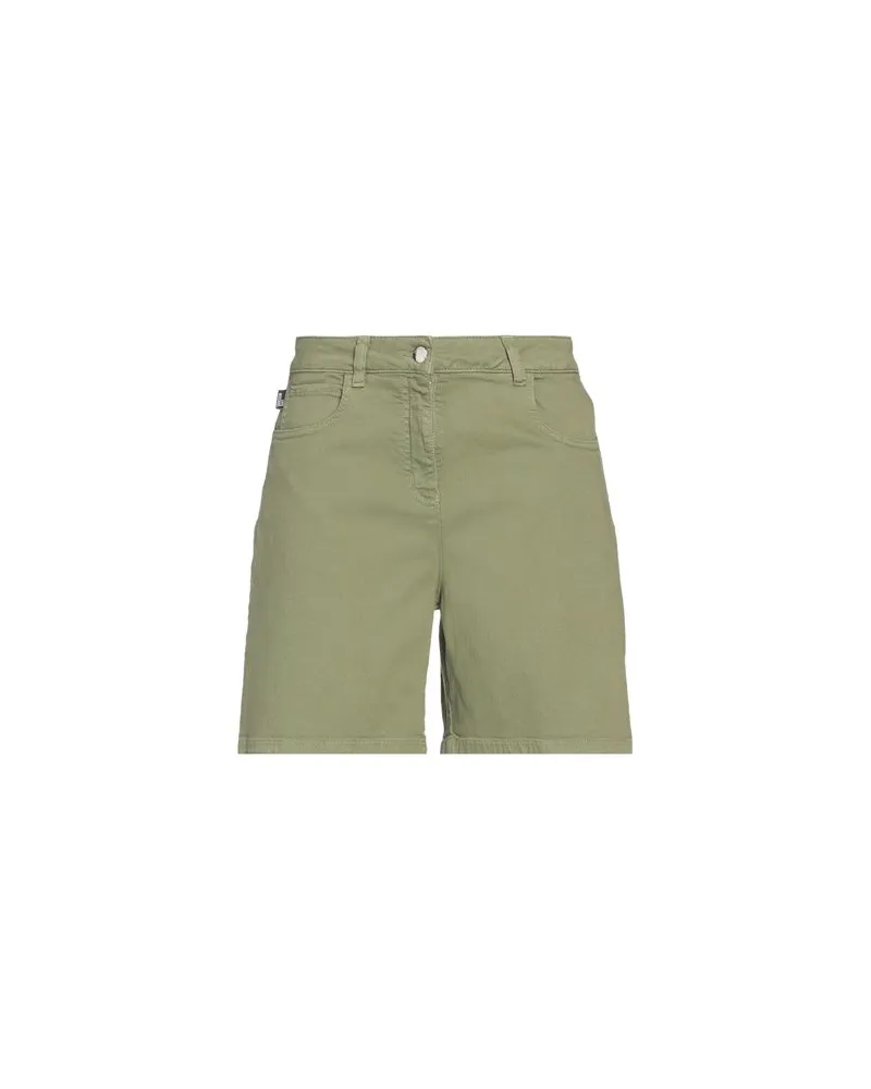 Moschino HOSEN & RÖCKE - Jeansshortsauf YOOX.COM Militärgrün