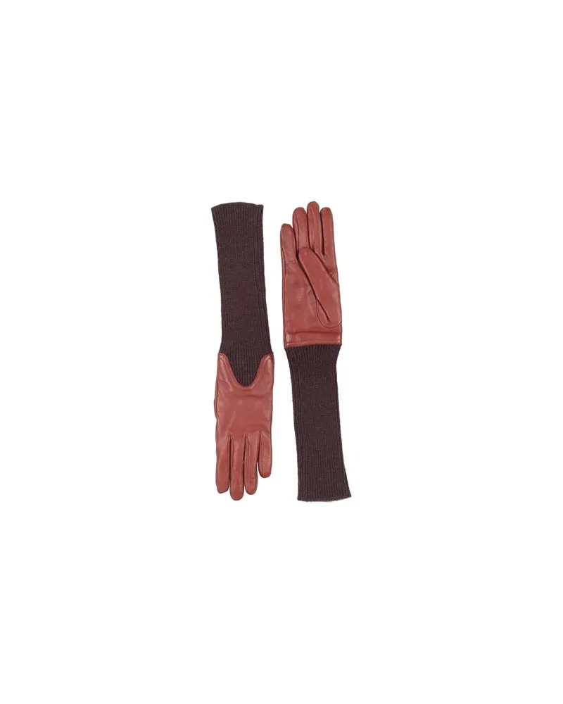 AGNONA ACCESSOIRES - Handschuheauf YOOX.COM Braun