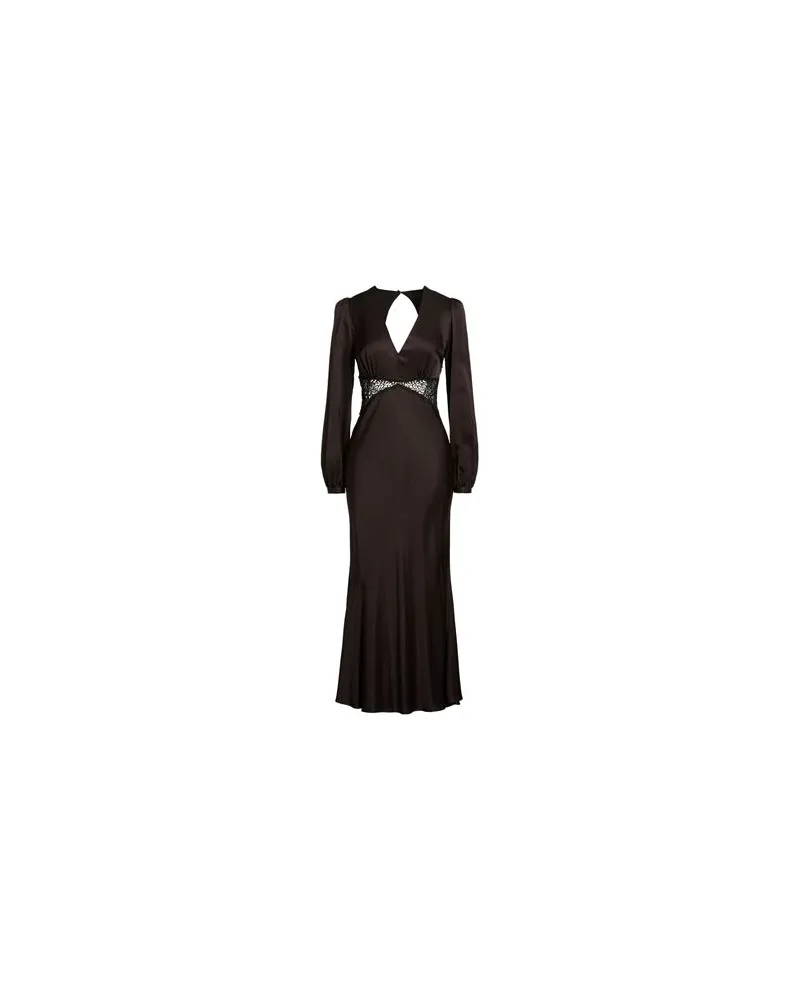Twin-Set KLEIDER - Maxi-Kleiderauf YOOX.COM Schwarz