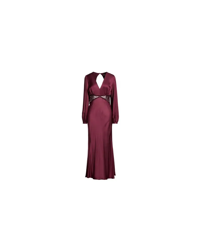 Twin-Set KLEIDER - Maxi-Kleiderauf YOOX.COM Pflaume