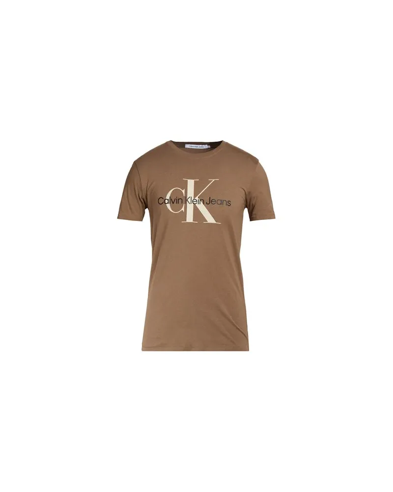Calvin Klein TOPS - T-shirtsauf YOOX.COM Hellbraun