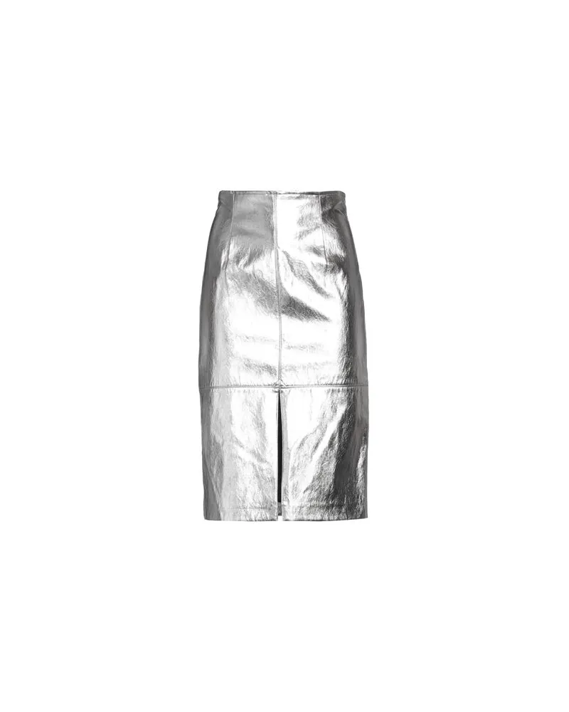 Twin-Set HOSEN & RÖCKE - Midi-Röckeauf YOOX.COM Silber