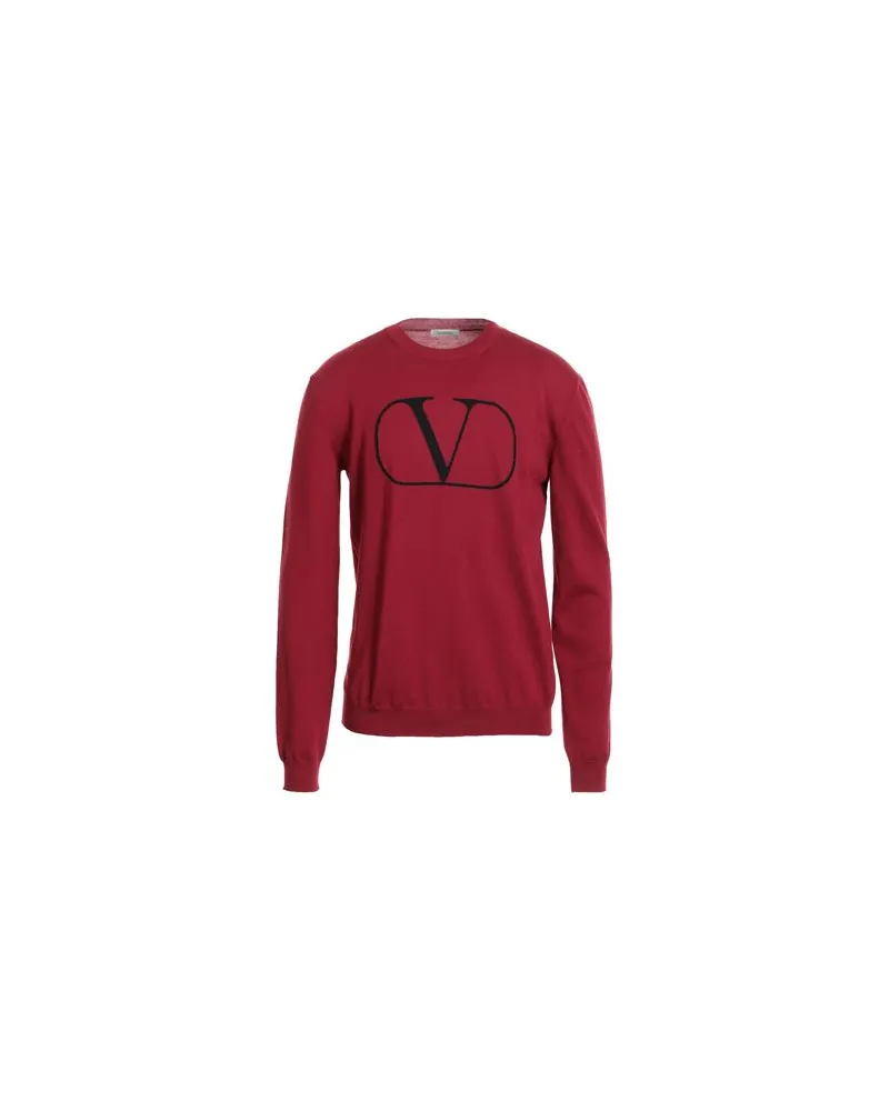 Valentino Garavani STRICKWAREN - Pulloverauf YOOX.COM Ziegelrot