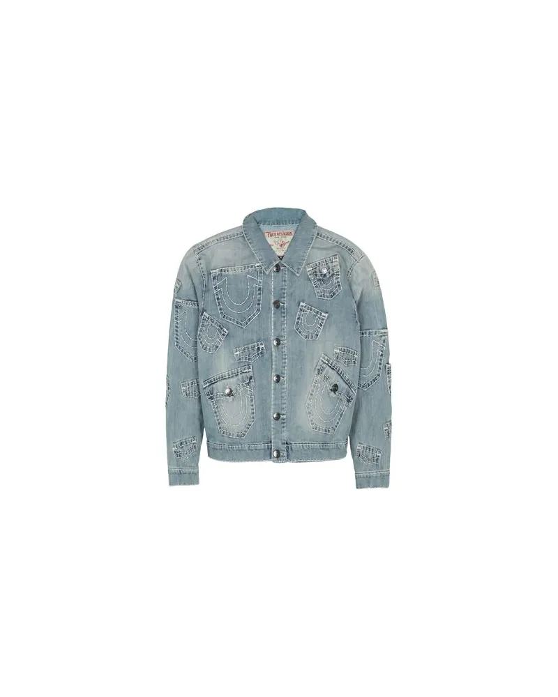 True Religion JACKEN & MÄNTEL - Jeansjacken/Mäntelauf YOOX.COM Blau