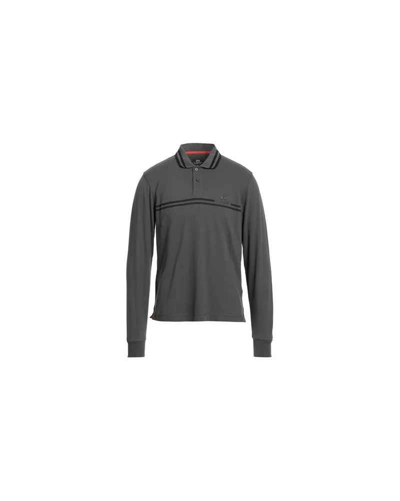 La Martina TOPS - Poloshirtsauf YOOX.COM Braungrau