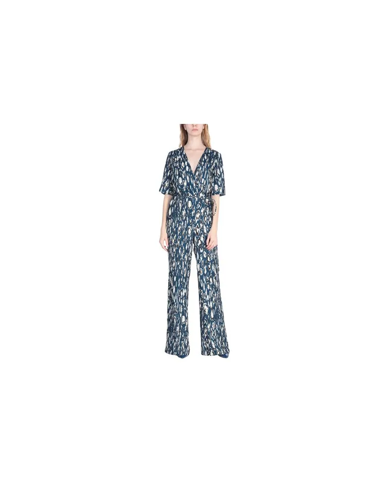Trussardi OVERALLS - Jumpsuitsauf YOOX.COM Taubenblau