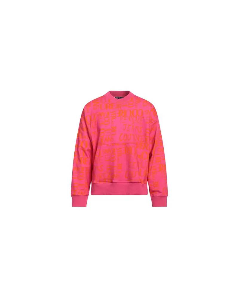 Versace Jeans TOPS - Sweatshirtsauf YOOX.COM Fuchsia