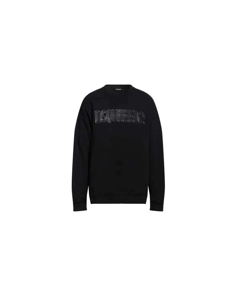 Dsquared2 TOPS - Sweatshirtsauf YOOX.COM Schwarz