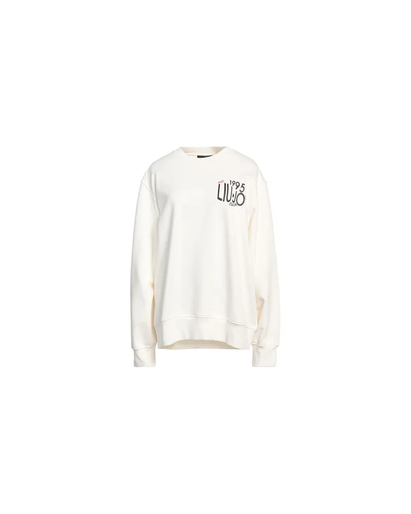 Liu Jo TOPS - Sweatshirtsauf YOOX.COM Weiß
