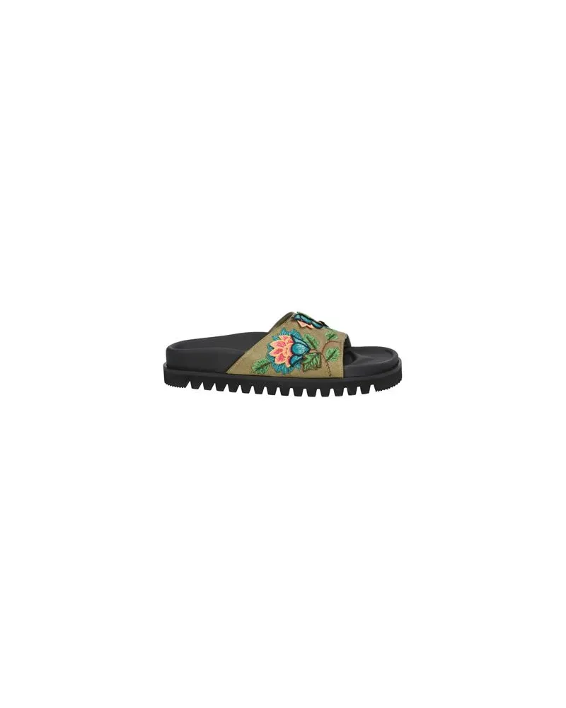 Fauzian Jeunesse SCHUHE - Sandalenauf YOOX.COM Militärgrün