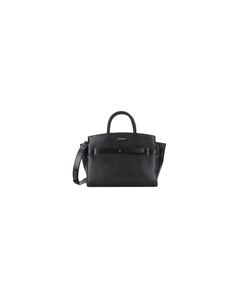 Calvin Klein CK CODE TOTE MD  - TASCHEN - Handtaschenauf YOOX.COM Schwarz