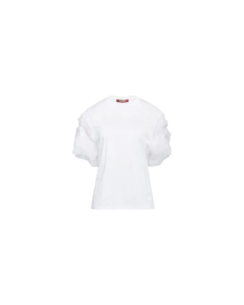 Max Mara TOPS - T-shirtsauf YOOX.COM Weiß