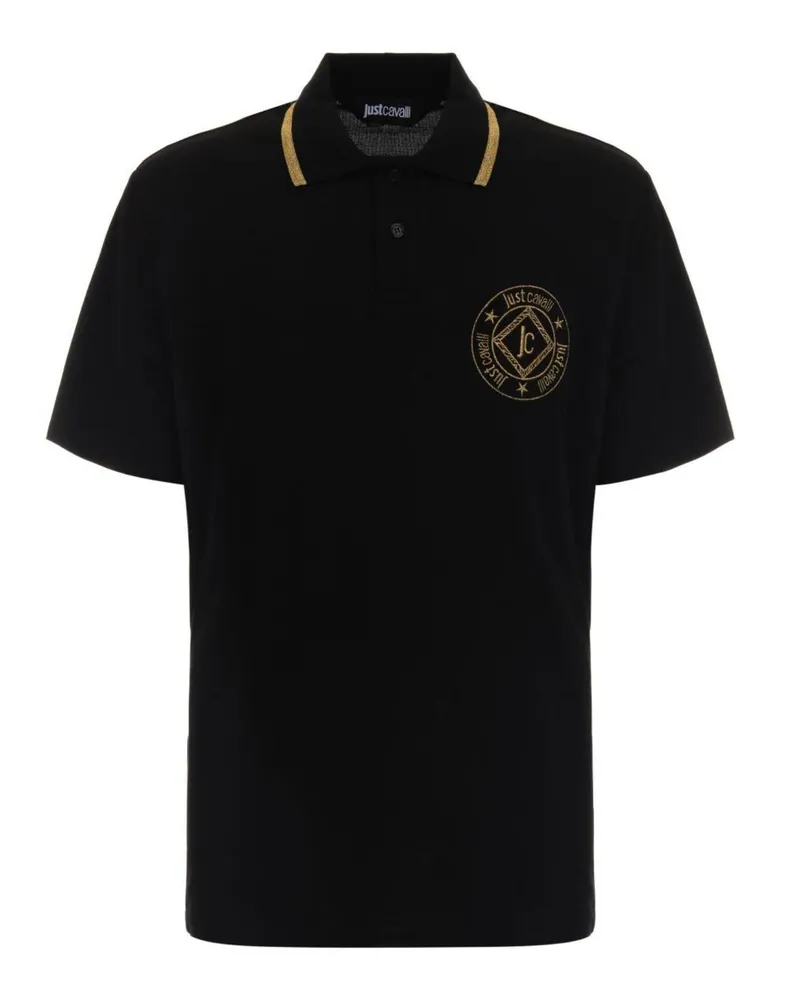 Just Cavalli Poloshirt Schwarz