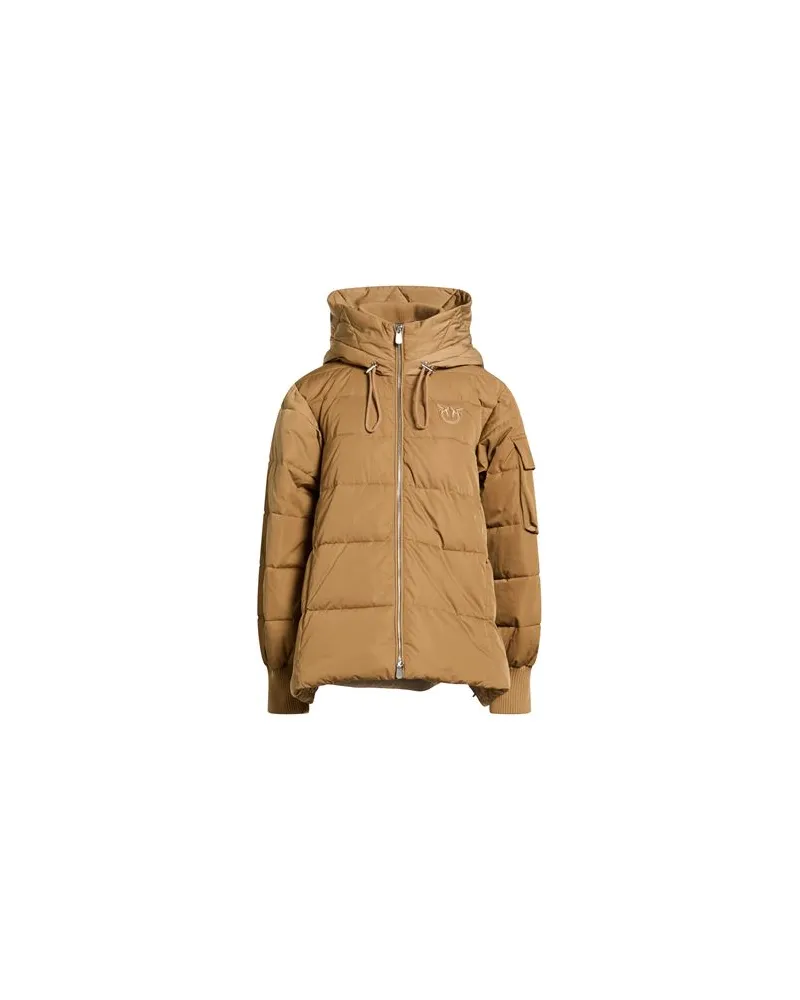Pinko JACKEN & MÄNTEL - Pufferjacken & Daunenjackenauf YOOX.COM Kamel