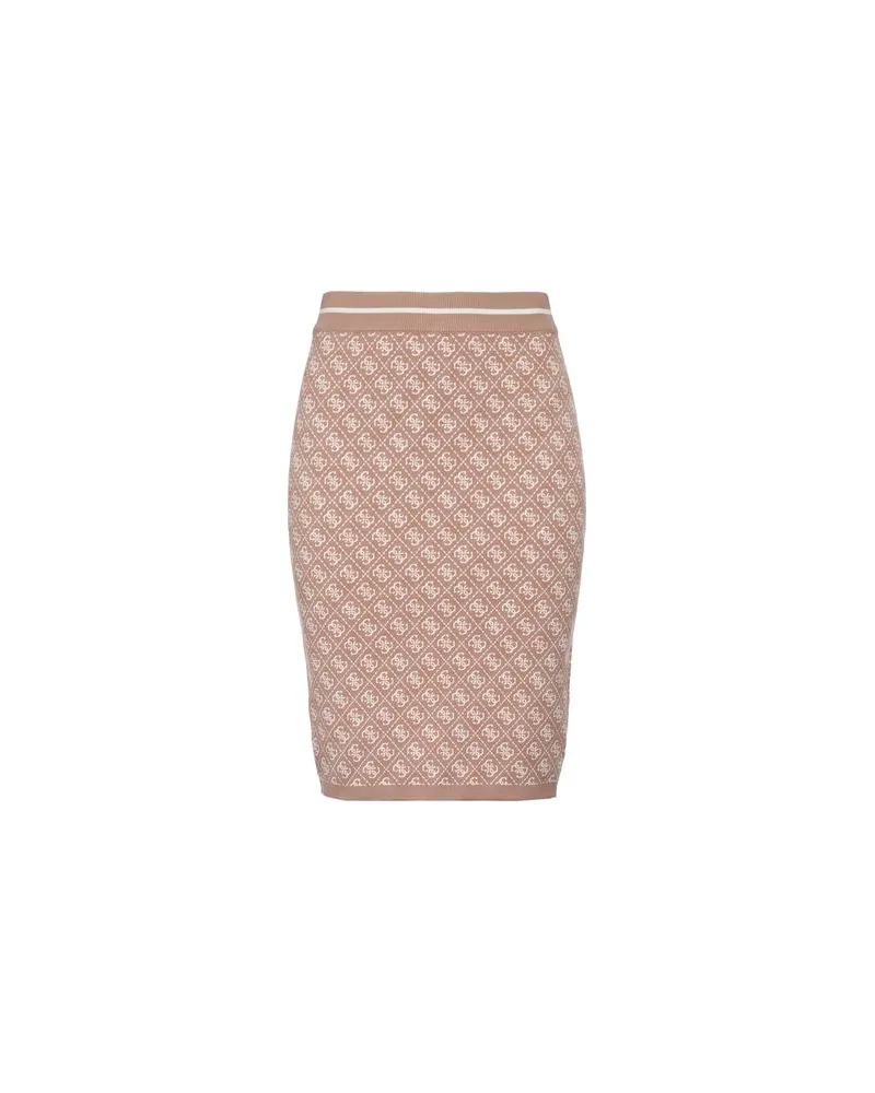 Guess HOSEN & RÖCKE - Midi-Röckeauf YOOX.COM Hellbraun
