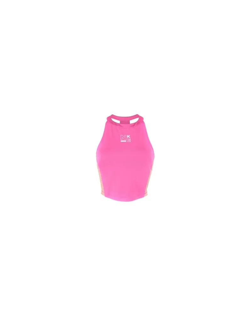Nike PRO SURF TANK   - TOPS - Topsauf YOOX.COM Fuchsia