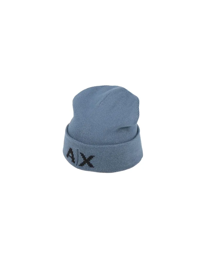 Armani Exchange ACCESSOIRES - Mützen & Hüteauf YOOX.COM Blaugrau
