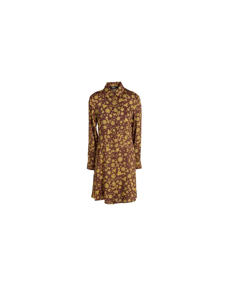 Versace KLEIDER - Mini-Kleiderauf YOOX.COM Braun