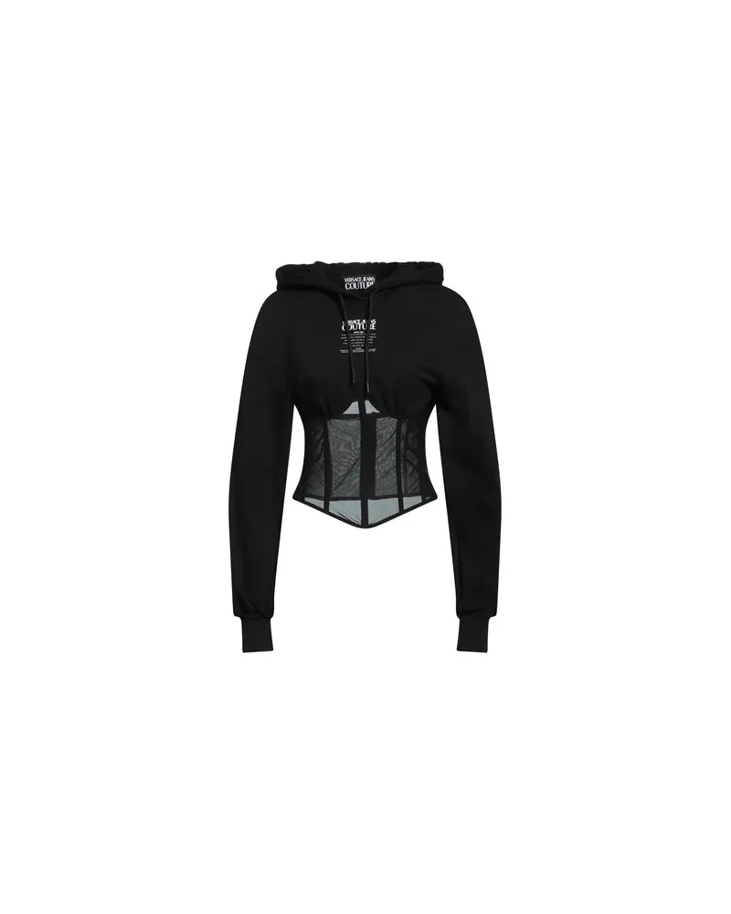 Versace Jeans TOPS - Sweatshirtsauf YOOX.COM Schwarz
