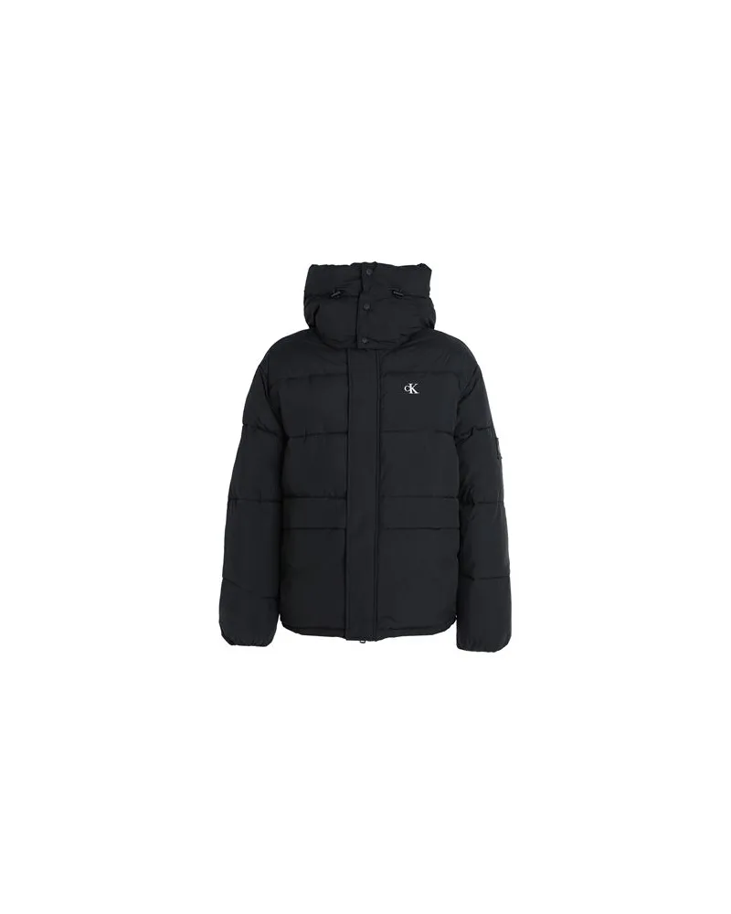 Calvin Klein JACKEN & MÄNTEL - Pufferjacken & Daunenjackenauf YOOX.COM Schwarz