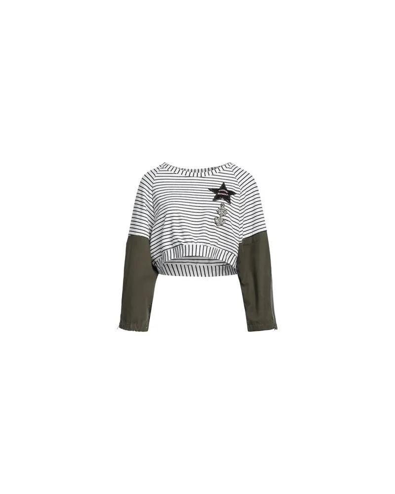 Brand Unique TOPS - Sweatshirtsauf YOOX.COM Weiß