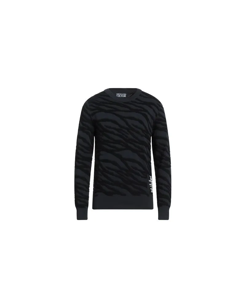 Versace Jeans STRICKWAREN - Pulloverauf YOOX.COM Schwarz