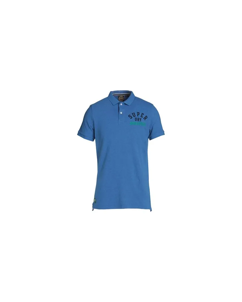 Superdry. TOPS - Poloshirtsauf YOOX.COM Blau