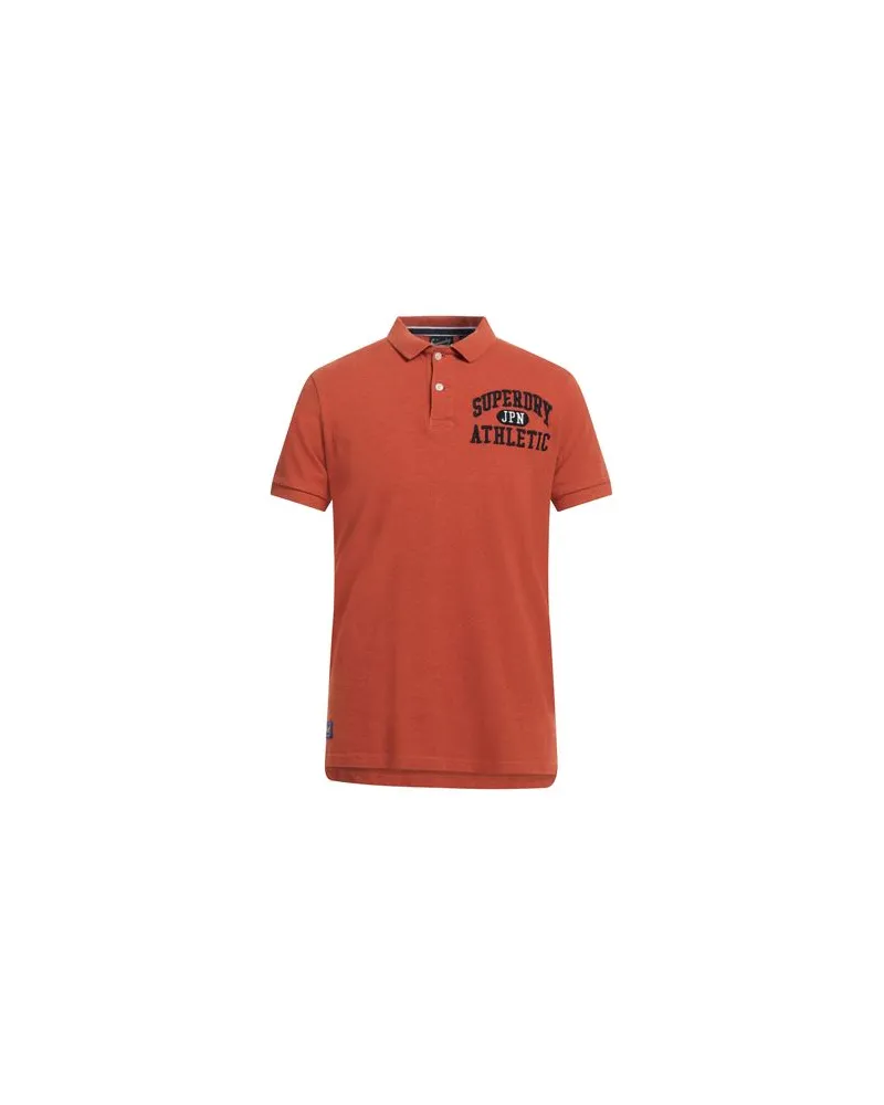Superdry. TOPS - Poloshirtsauf YOOX.COM Rostrot
