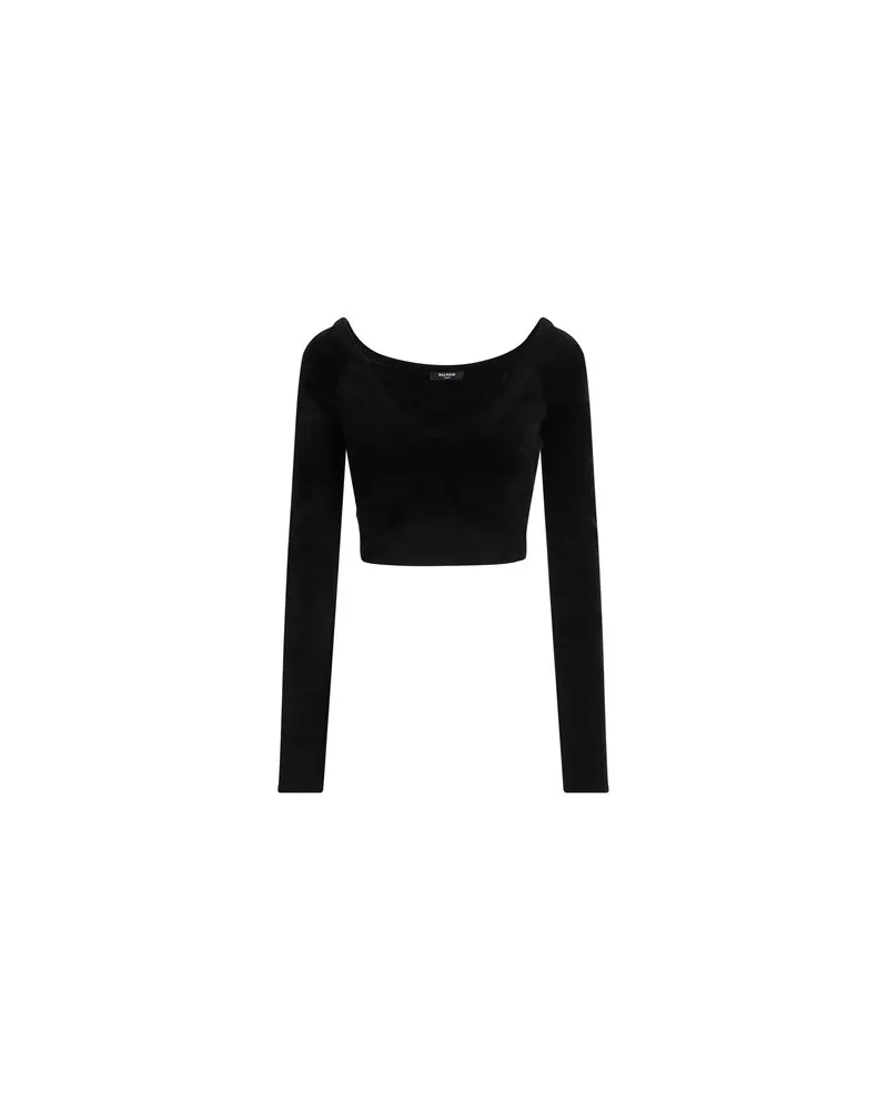 Balmain TOPS - Topsauf YOOX.COM Schwarz