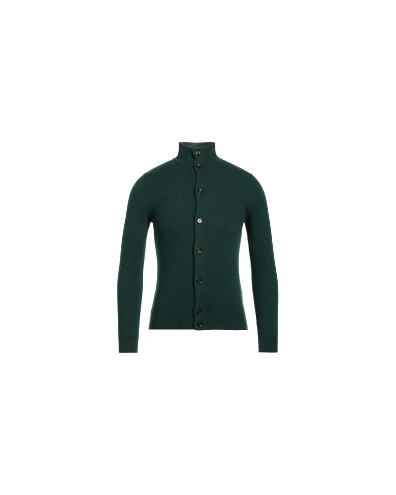 MOORER STRICKWAREN - Strickjackenauf YOOX.COM Dunkelgrün