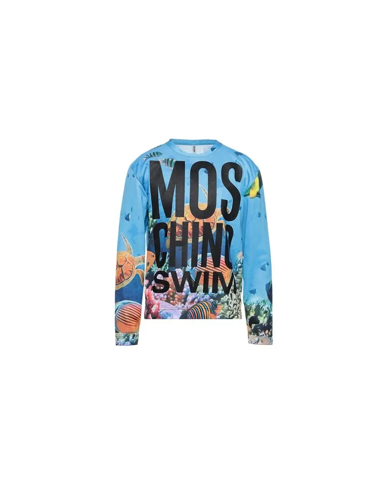 Moschino TOPS - Sweatshirtsauf YOOX.COM Azurblau