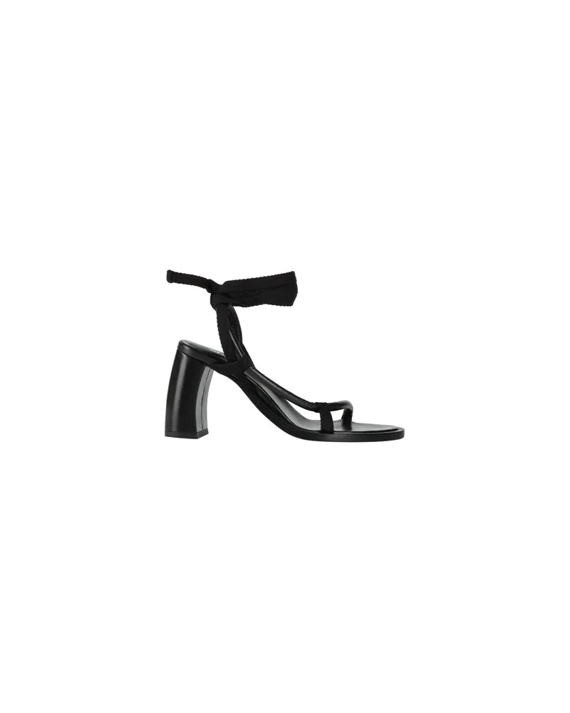 Ann Demeulemeester SCHUHE - Sandalenauf YOOX.COM Schwarz