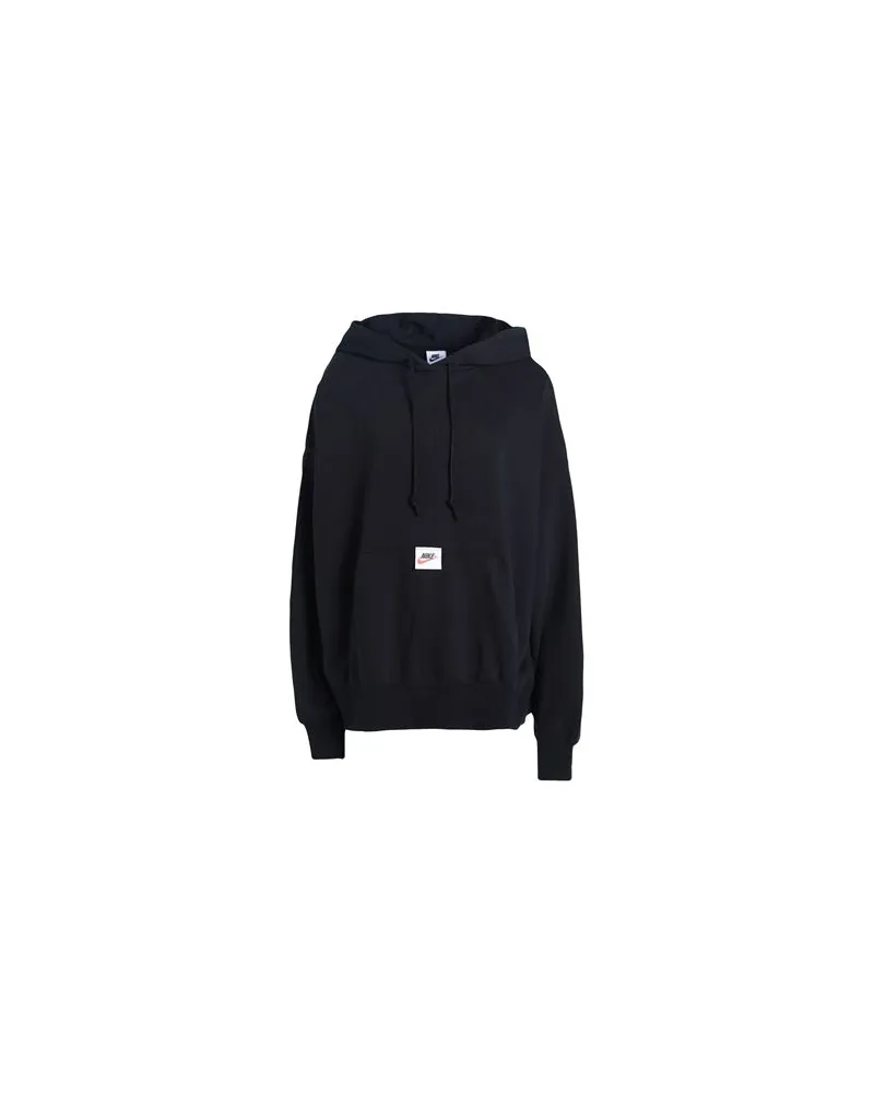 Nike Sportswear Circa 50 Women Fleece Hoodie   - TOPS - Sweatshirtsauf YOOX.COM Schwarz