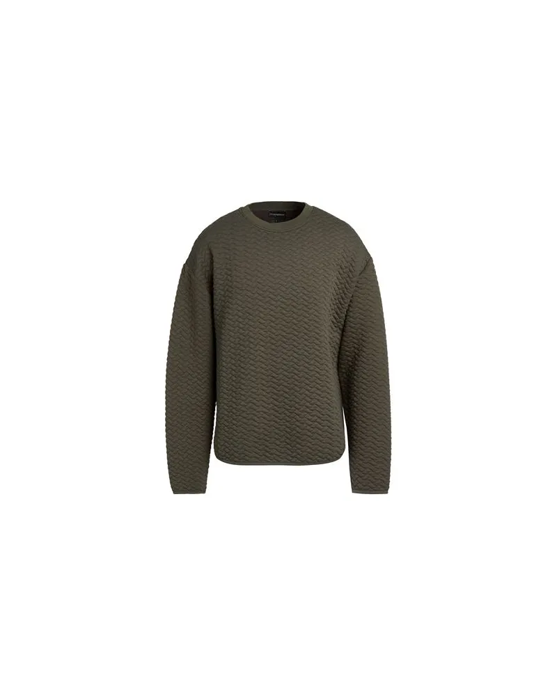 Emporio Armani TOPS - Sweatshirtsauf YOOX.COM Militärgrün