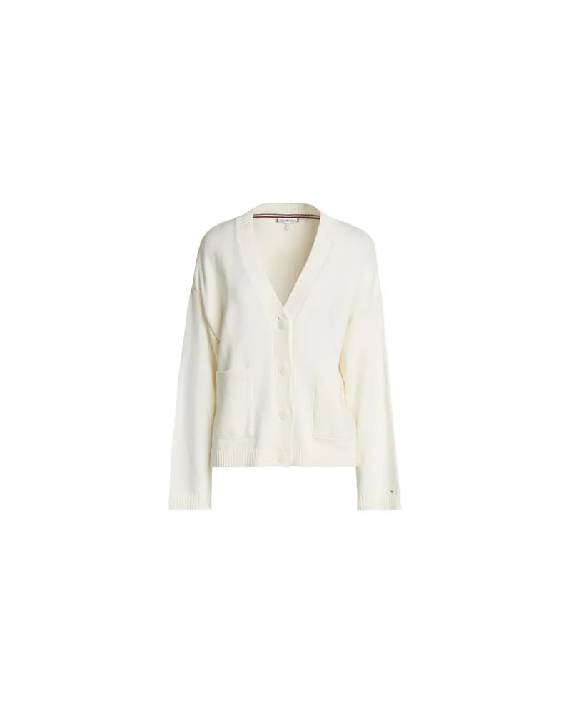 Tommy Hilfiger STRICKWAREN - Strickjackenauf YOOX.COM Weiß