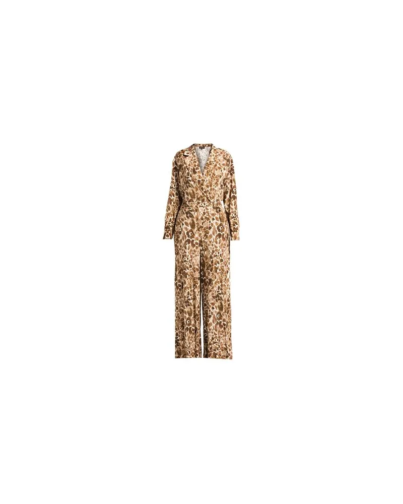 Luisa Spagnoli OVERALLS - Jumpsuitsauf YOOX.COM Braun