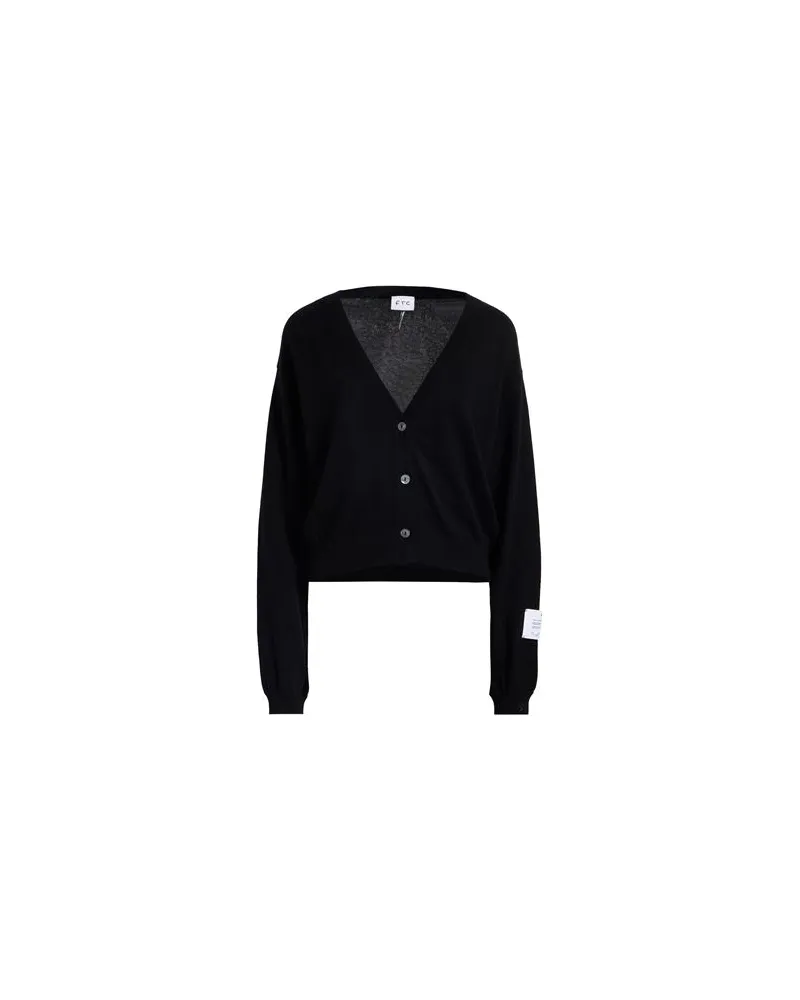 FTC Cashmere STRICKWAREN - Strickjackenauf YOOX.COM Schwarz