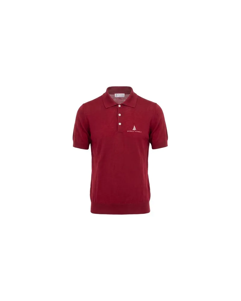 Brunello Cucinelli STRICKWAREN - Pulloverauf YOOX.COM Bordeaux