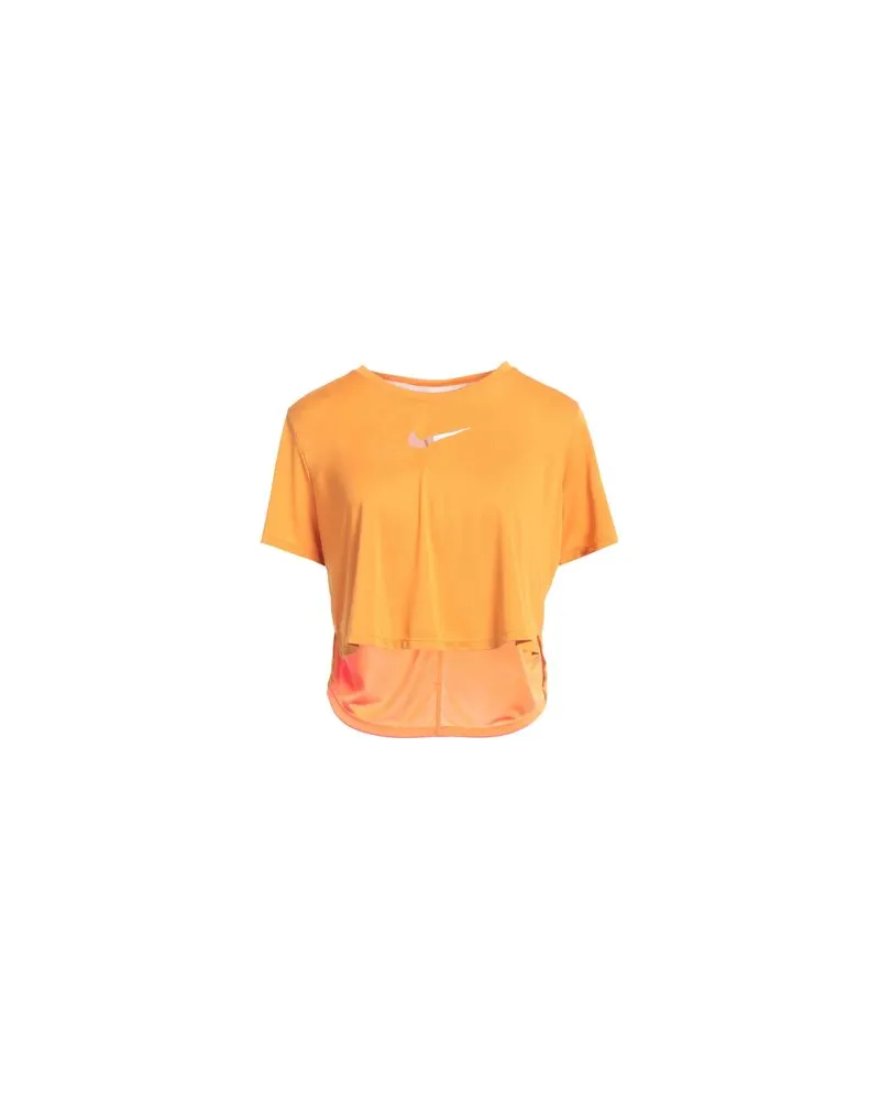Nike One Dri-FIT  Short-Sleeve Crop Top  - One Dri-FIT  Short-Sleeve Crop Top - TOPS - T-shirtsauf YOOX.COM Mandarine