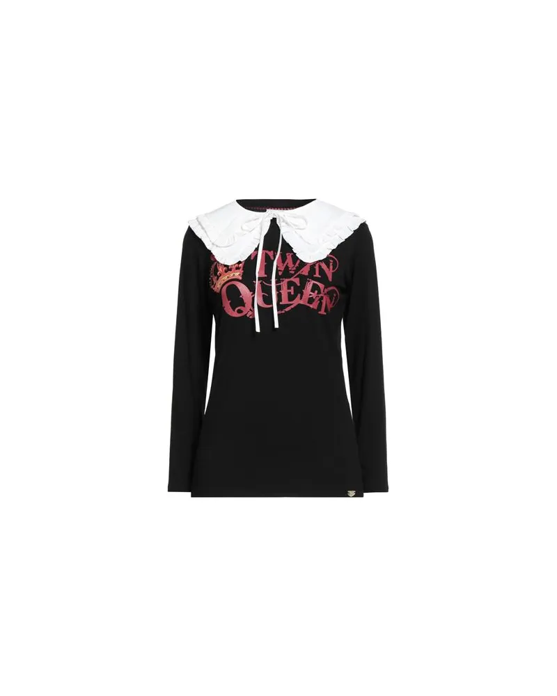 Twin-Set U&B - TOPS - T-shirtsauf YOOX.COM Schwarz
