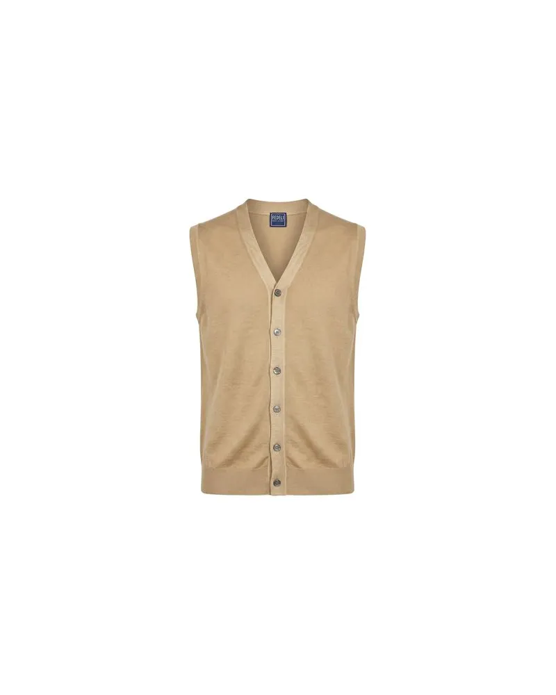 Fedeli STRICKWAREN - Strickjackenauf YOOX.COM Beige