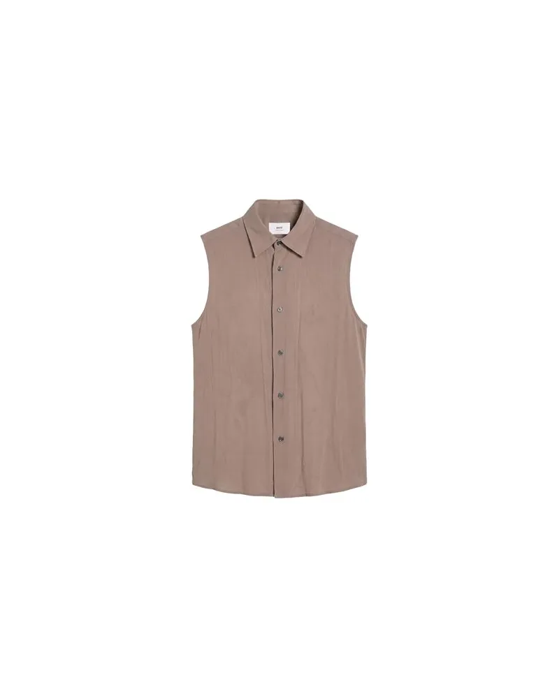 AMI Paris TOPS - Hemdenauf YOOX.COM Maulwurfsgrau